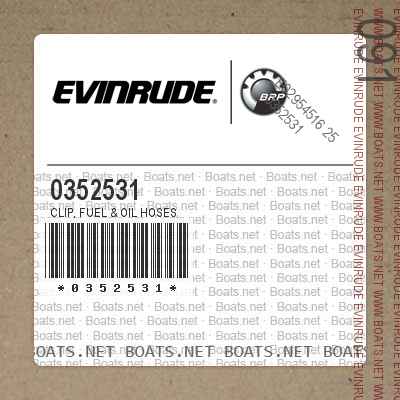 0352531 CLIP, Fuel & oil hoses