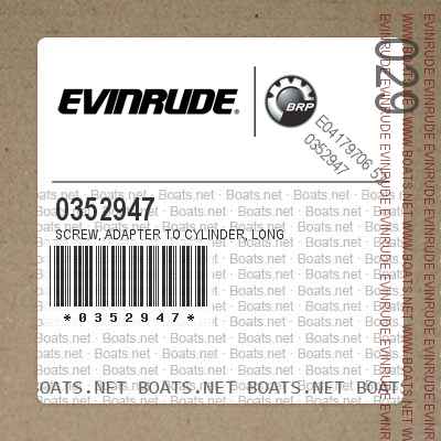0352947 SCREW, Adapter to cylinder, long