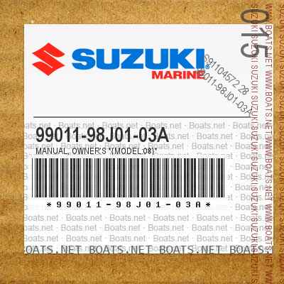 99011-98J01-03A MANUAL, OWNER'S *{MODEL:08}*