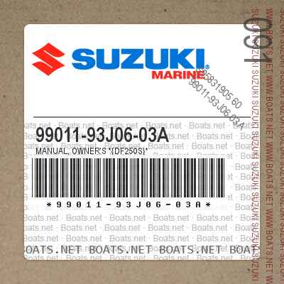 99011-93J06-03A MANUAL, OWNER'S *{DF250S}*