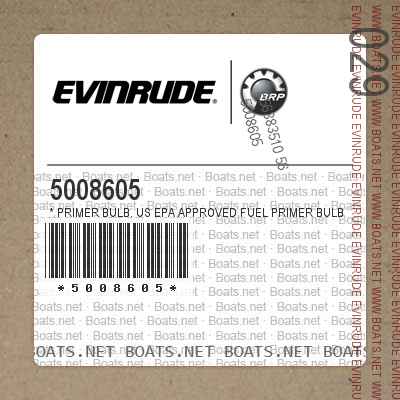 5008605 * PRIMER BULB. US EPA Approved Fuel Primer Bulb