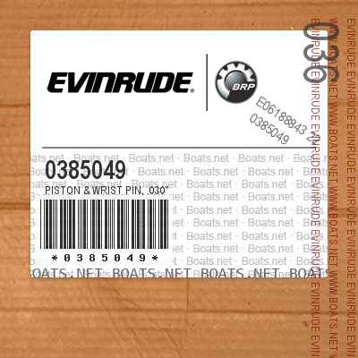 0385049 PISTON & WRIST PIN, .030"