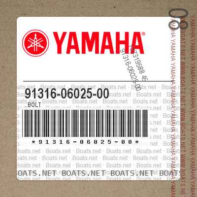 91316-06025-00 . Bolt