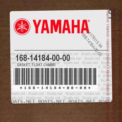 168-14184-00-00 . Gasket, Float Chmbr