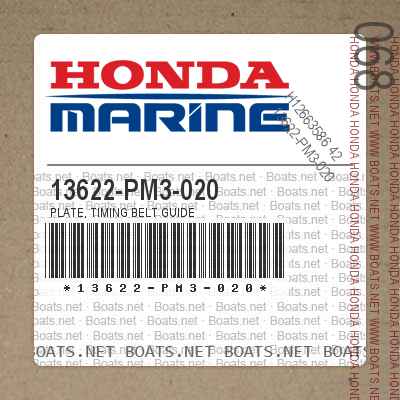 13622-PM3-020 PLATE, TIMING BELT GUIDE