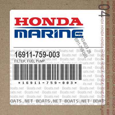 16911-759-003 FILTER, FUEL PUMP