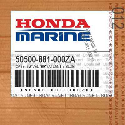 50500-881-000ZA CASE, SWIVEL *B9* (ATLANTIS BLUE)