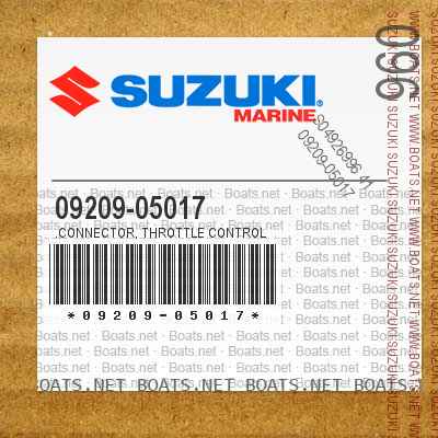 09209-05017 .CONNECTOR, THROTTLE CONTROL