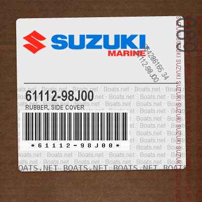 61112-98J00 RUBBER, SIDE COVER