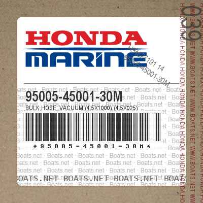 95005-45001-30M BULK HOSE, VACUUM (4.5X1000) (4.5X025)