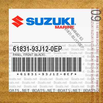 61831-93J12-0EP PANEL, FRONT (BLACK)