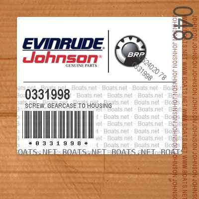 0331998 SCREW, Gearcase to housing