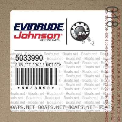 5033990 SHIM SET, PROP SHAFT REV