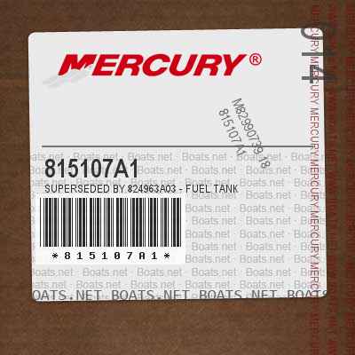FUEL TANK Mercury 824963A03