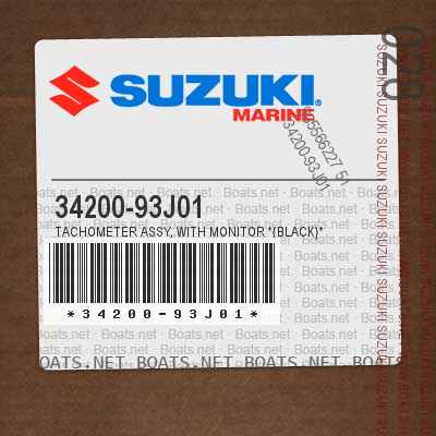 Suzuki 34200-93J01 - TACHOMETER ASSY, WITH MONITOR *{BLACK}*