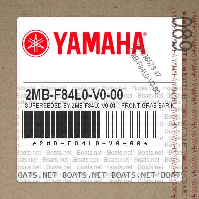 Yamaha 2MB-F84L0-V0-01 Front Grab Bar 