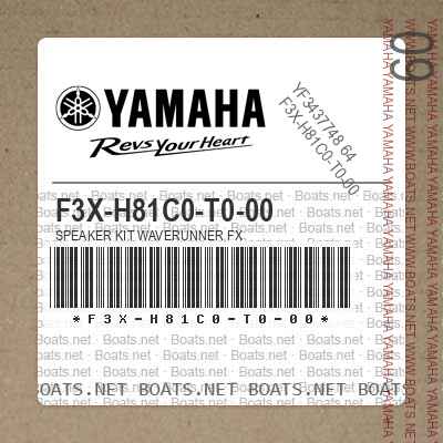 BluetoothYAMAHA F3X-H81C0-T0-00 FX SERIES - スピーカー