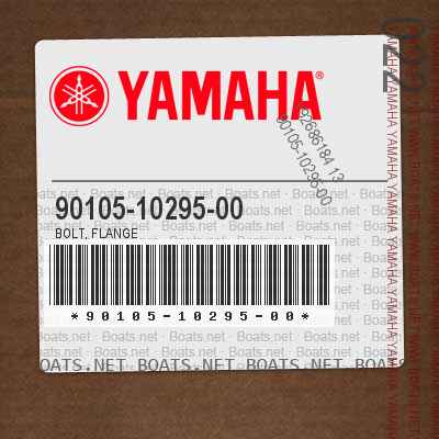Yamaha 90105-10295-00 Bolt Flange; 901051029500 Made by Yamaha 