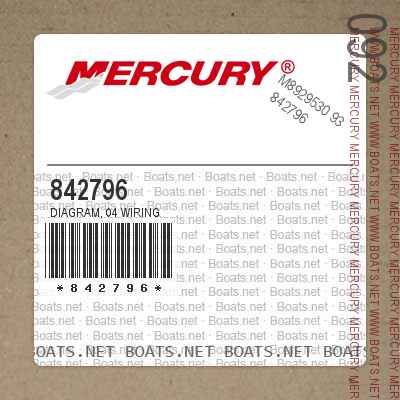 Mercury 842796 - DIAGRAM, 04 WIRING | Boats.net