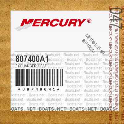 Mercury 807400A1 - EXCHANGER-HEAT | Boats.net