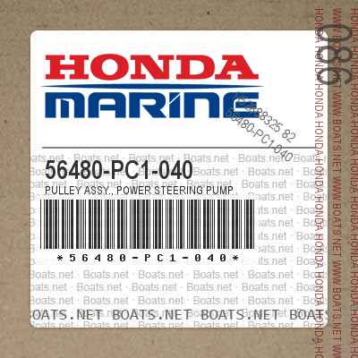 Genuine Honda 56480-PC1-020 Power Steering Pump Pulley Assembly