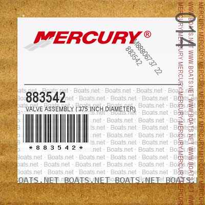 OEM Mercury .375 Inch Diameter SCHRADER Valve ASSY PN# 883542