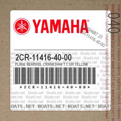 CRA 2CR114164000 Yamaha New OEM 2CR-11416-40-00 Plane Bearing 