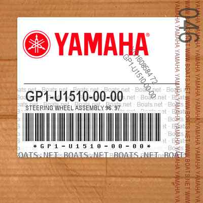 Yamaha Gp1 U1510 00 00 Steering Wheel Assembly 96 97 Boats Net