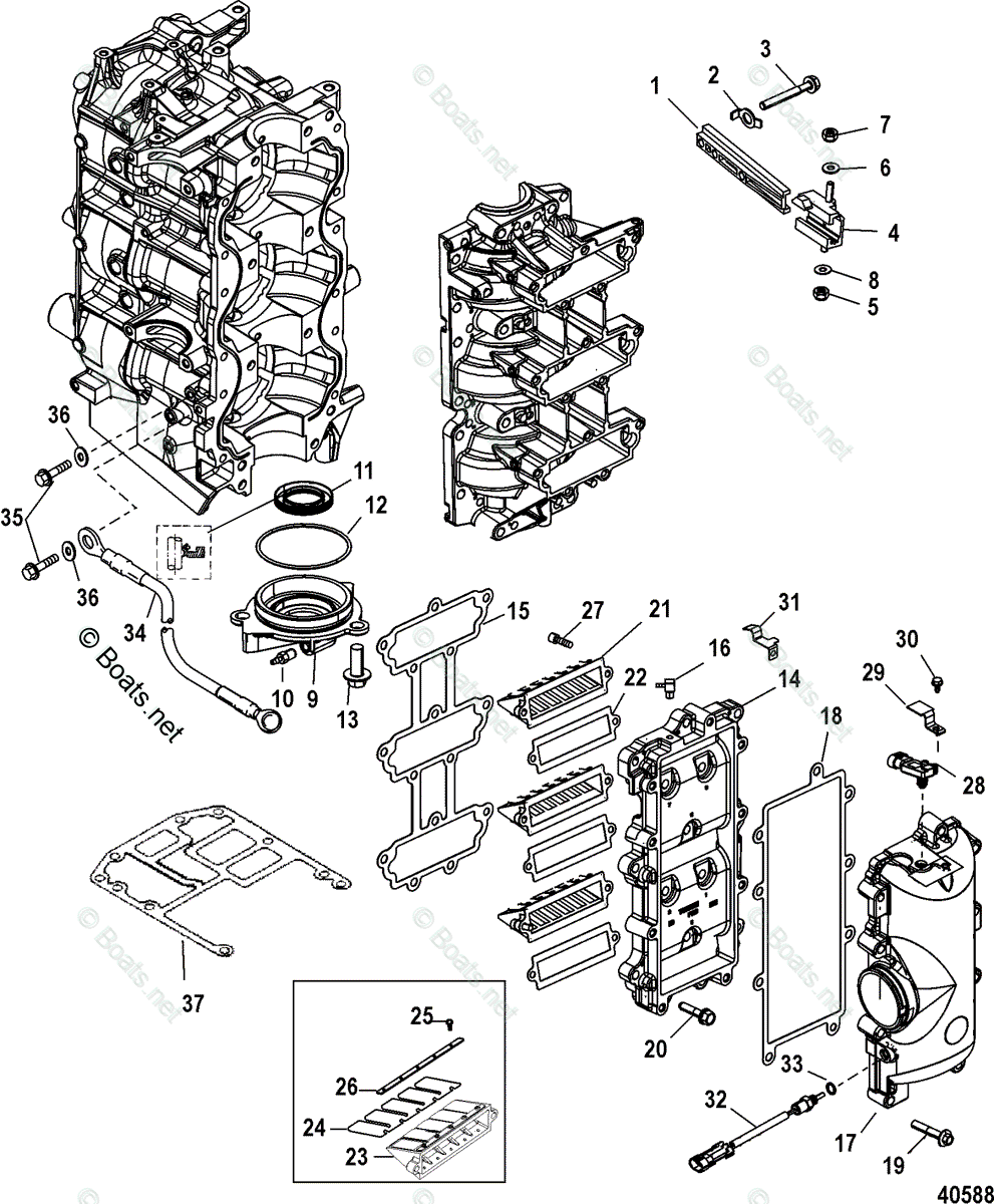 Mercury Outboard Parts by Year (Mercury, Mariner, Mark, Force, Chrysler