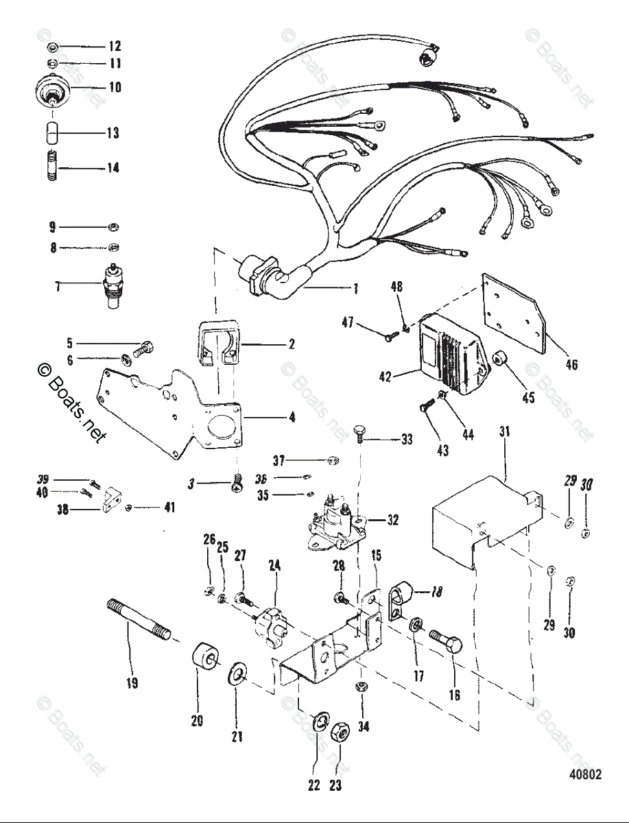 Mercury MerCruiser Sterndrive Parts by Size & Serial Engines - Gas OEM