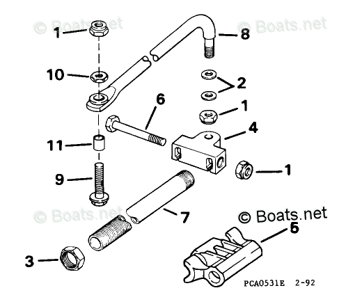 じょんそん様確認用 Johnson Rigging Parts & Accessories 1994 OEM Parts Diagram