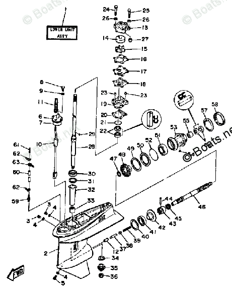 Yamaha 50 Hp Outboard Parts Diagram