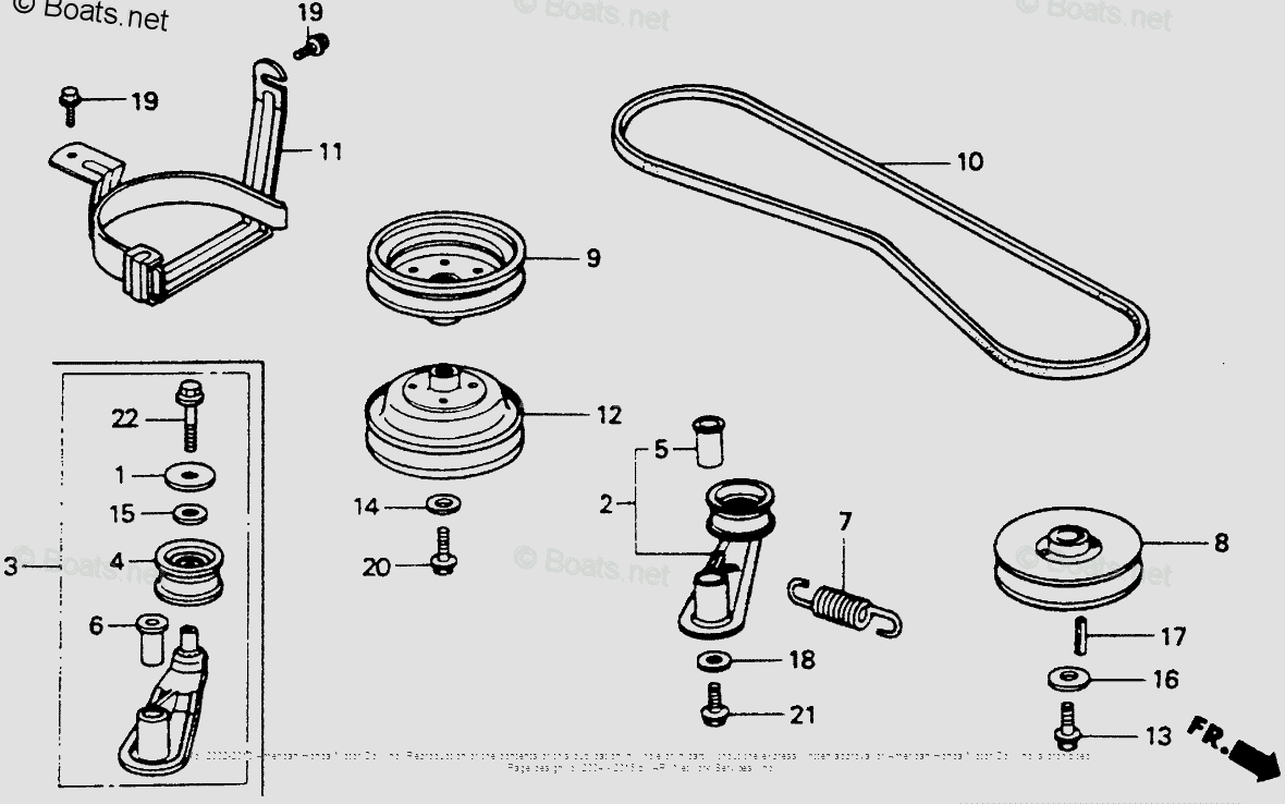 Honda best sale mower belt