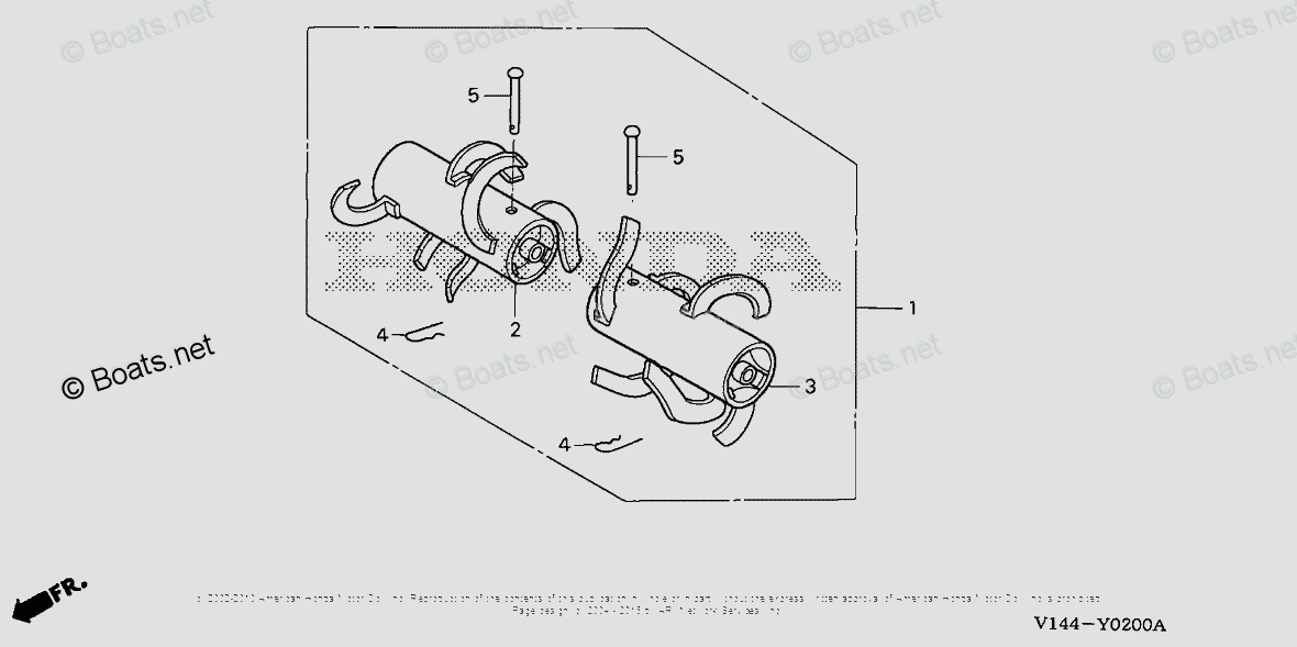 Honda Tillers F220 AA VIN FAAJ1011998 TO FAAJ1049999 OEM Parts