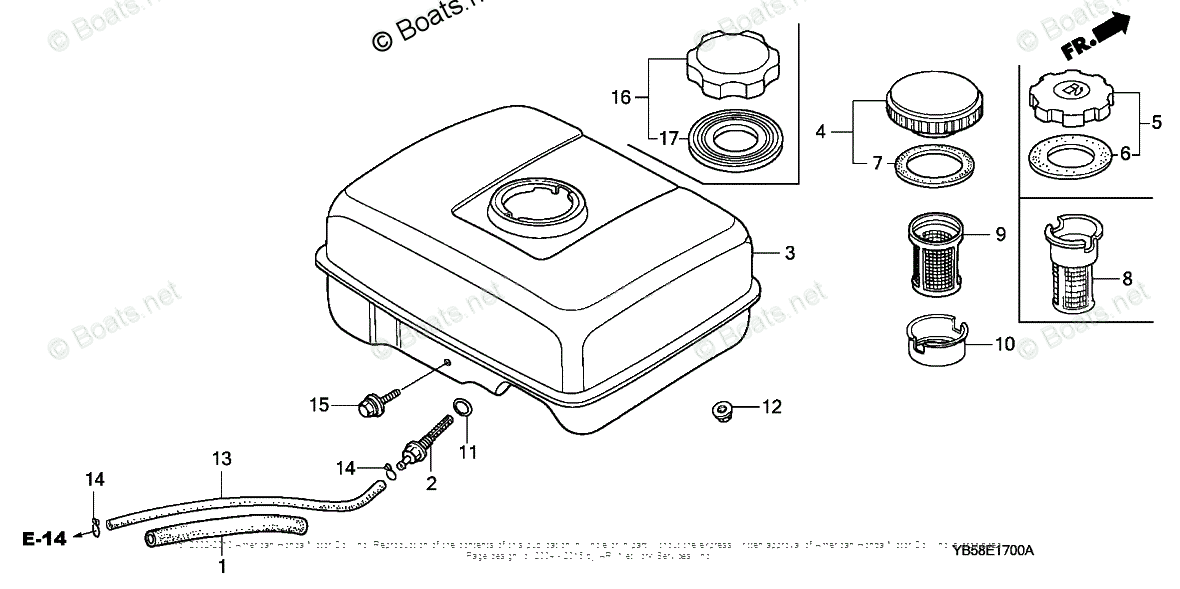 Honda Water Pumps WB20XK1 AC1 VIN GC012000001 TO GC013553150 OEM