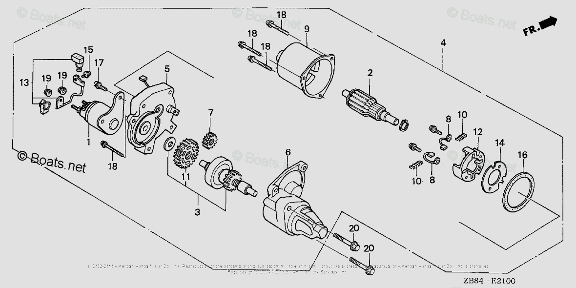 Honda Generators EX4500SK1 AA VIN EB31104212 TO EB31119999 OEM