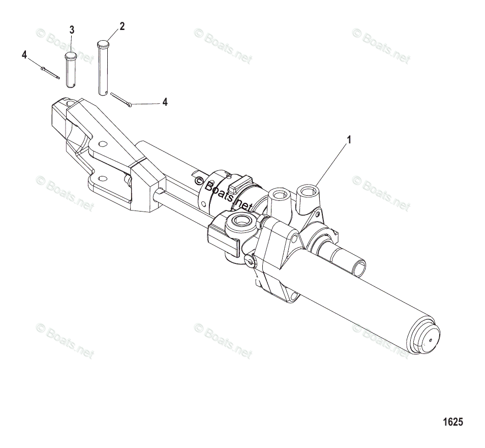 Mercruiser Sterndrive Outdrives OEM Parts Diagram for POWER STEERING