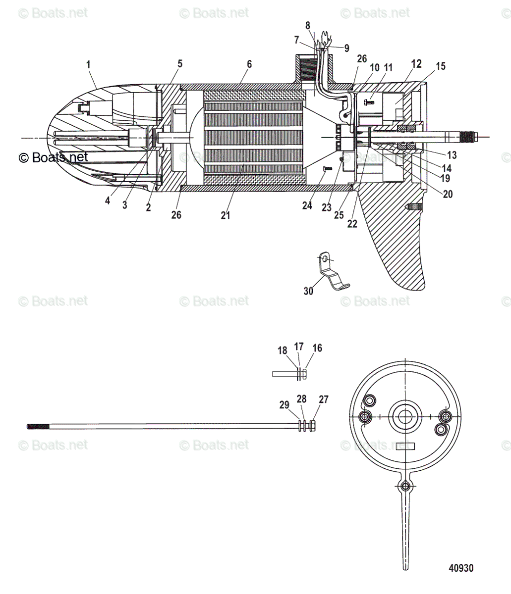 MotorGuide Boat Comm Cap Assembly M899378T