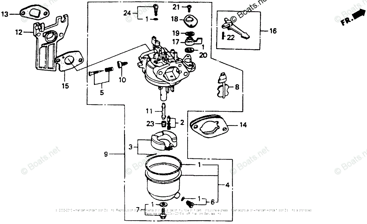 Honda Water Pumps Wb20x C Vin Gx110 1000001 Oem Parts Diagram For Carburetor