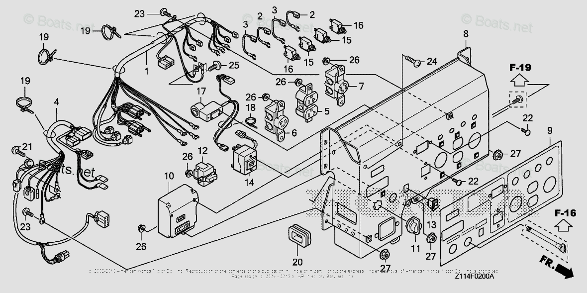 Honda Generators EB7000I A VIN# EAKJ-1000001 OEM Parts Diagram for ...