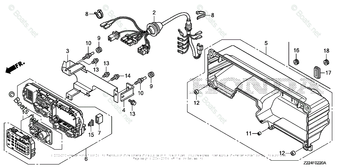 Honda Generators EB4000X AT VIN EBSC1000001 OEM Parts Diagram for A.V