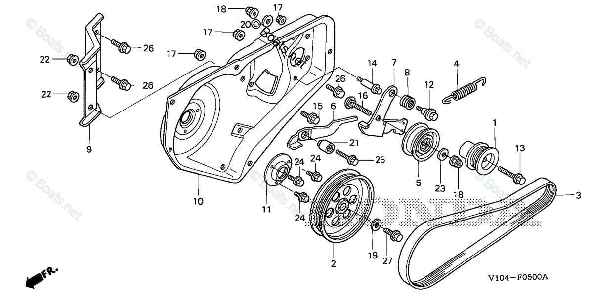 Honda Snow Blowers HS720 AA/A VIN SAAA2100001 OEM Parts Diagram for