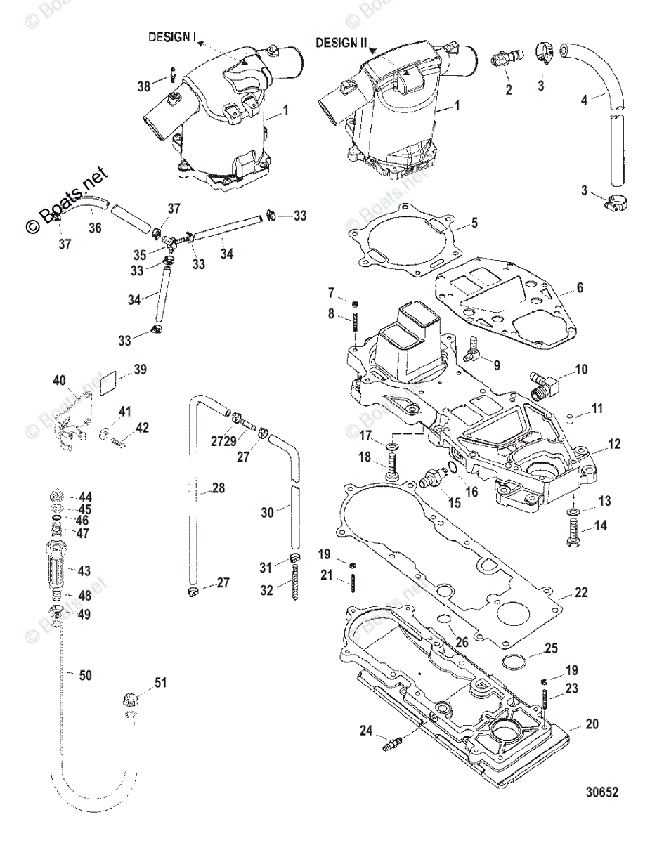 Mercury Sportjet Jet Drive 240HP OEM Parts Diagram for Expansion