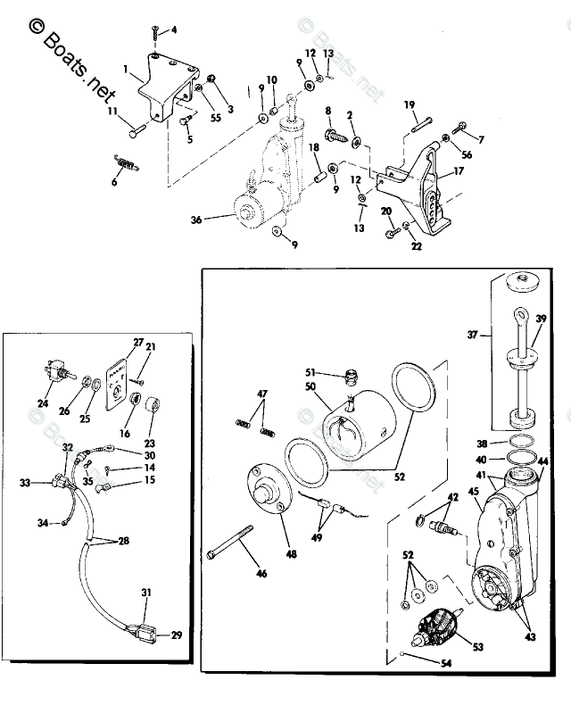 Johnson Rigging Parts & Accessories 1980 OEM Parts Diagram for POWER ...