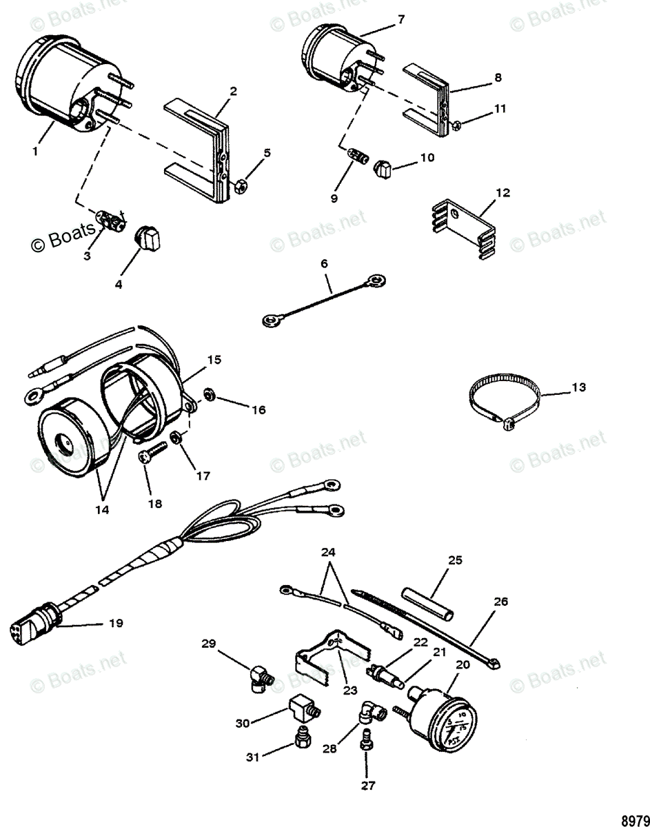 Mercury Outboard 150HP OEM Parts Diagram For INSTRUMENTATION | Boats.net