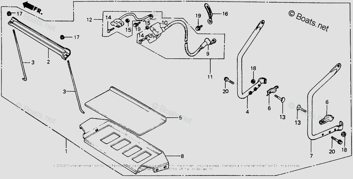 Honda Generators EMS4500 A VIN GE4001000001 OEM Parts Diagram for