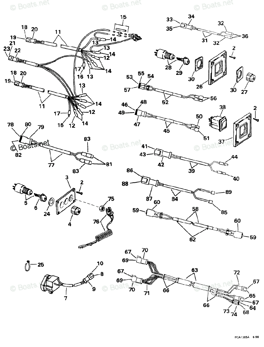 Evinrude Outboard Rigging Parts & Controls by Year 1999 OEM Parts
