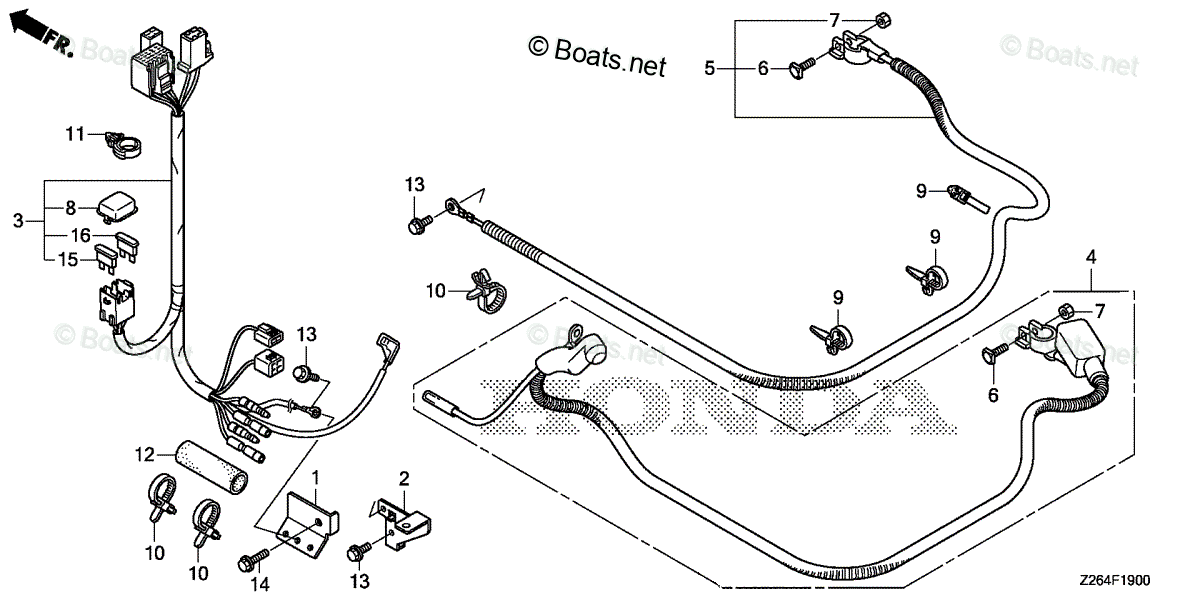 Honda Generators EB10000 AH1/A VIN# EBVC-1500001 OEM Parts Diagram for ...