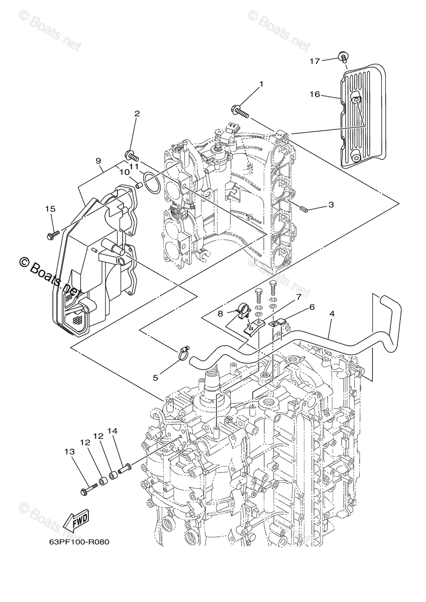 Yamaha 150 Outboard Motor Parts Diagram | Reviewmotors.co