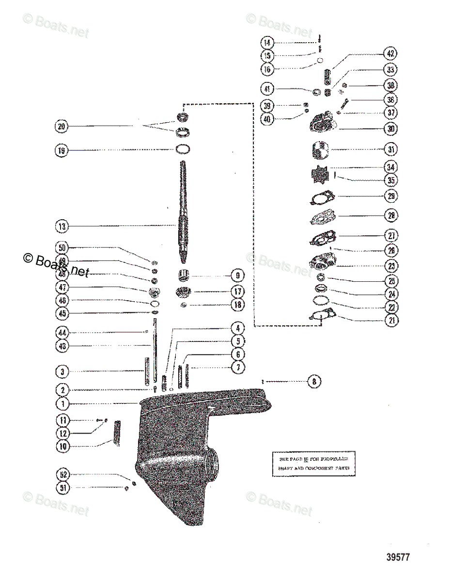 Mercruiser Sterndrive Outdrives OEM Parts Diagram for Gear Housing